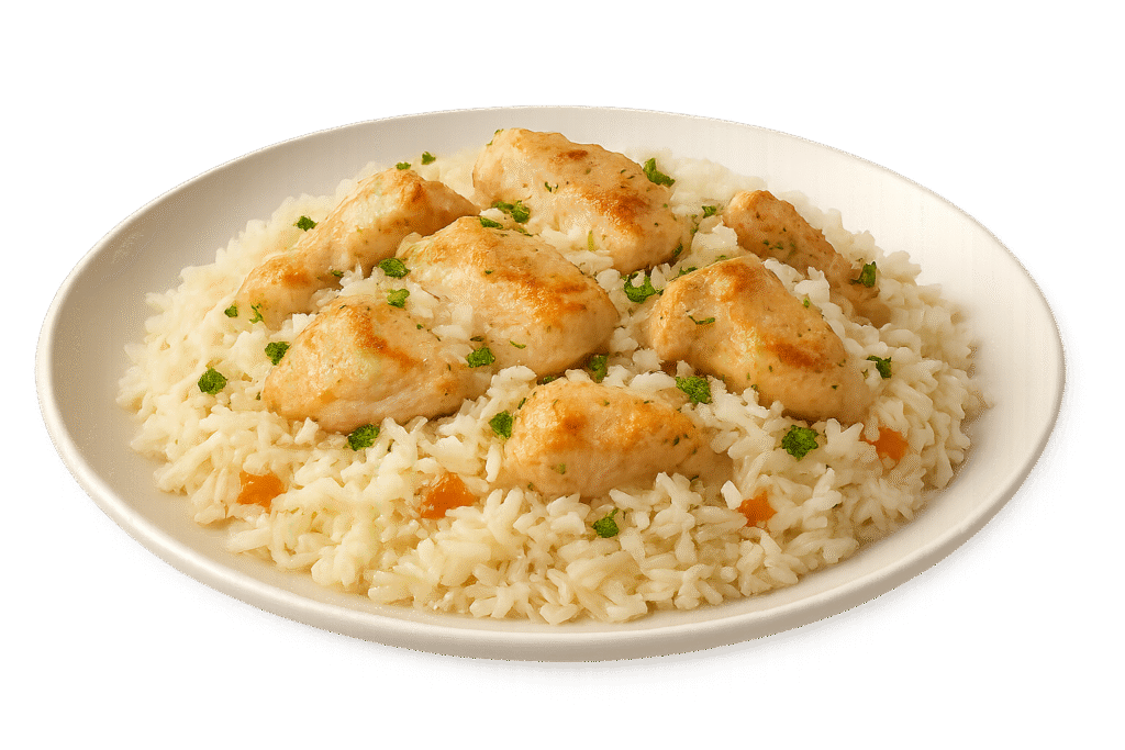 Пиле с ориз – домашно приготвено готвено ястие от Koko Foods Казанлък