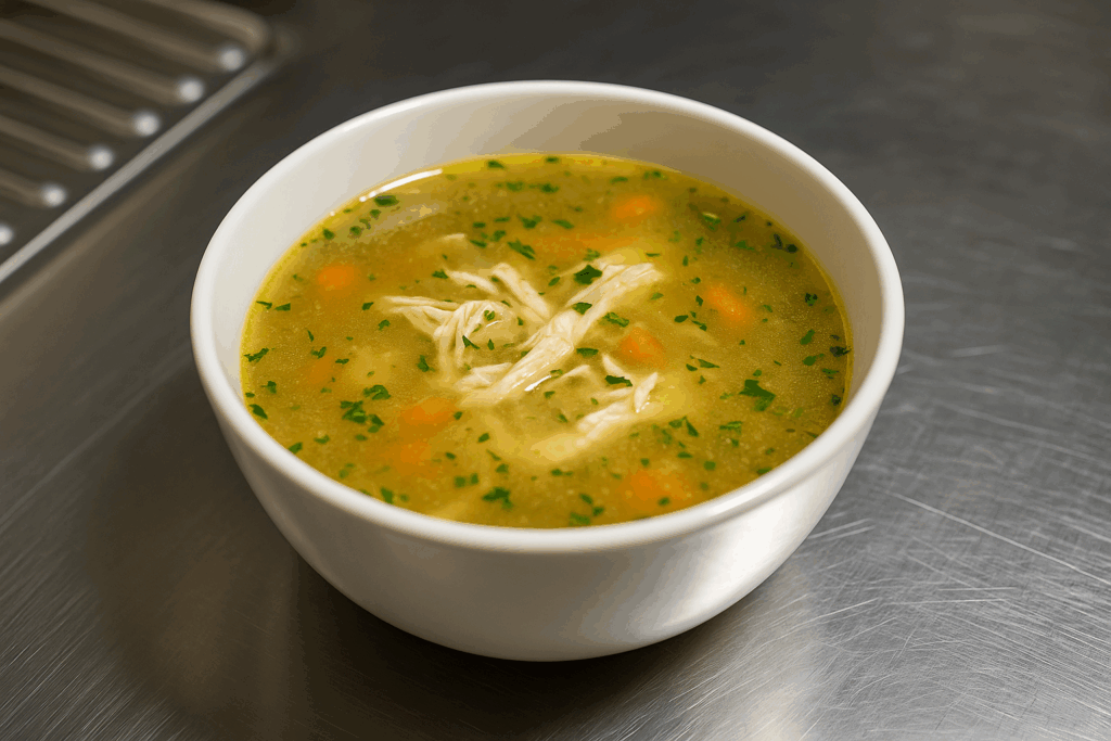 Пилешка супа със зеленчуци – домашно приготвена от Koko Foods Казанлък