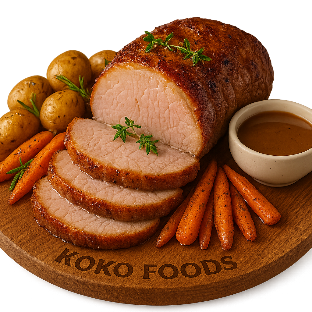 Свински рибай стек с картофки – сочно основно ястие от Koko Foods Казанлък