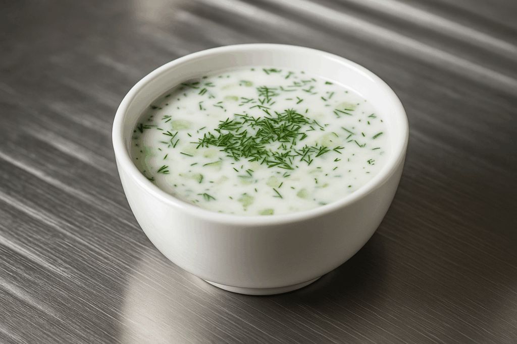 Свеж таратор с краставици и кисело мляко – готов за взимане от Koko Foods Казанлък