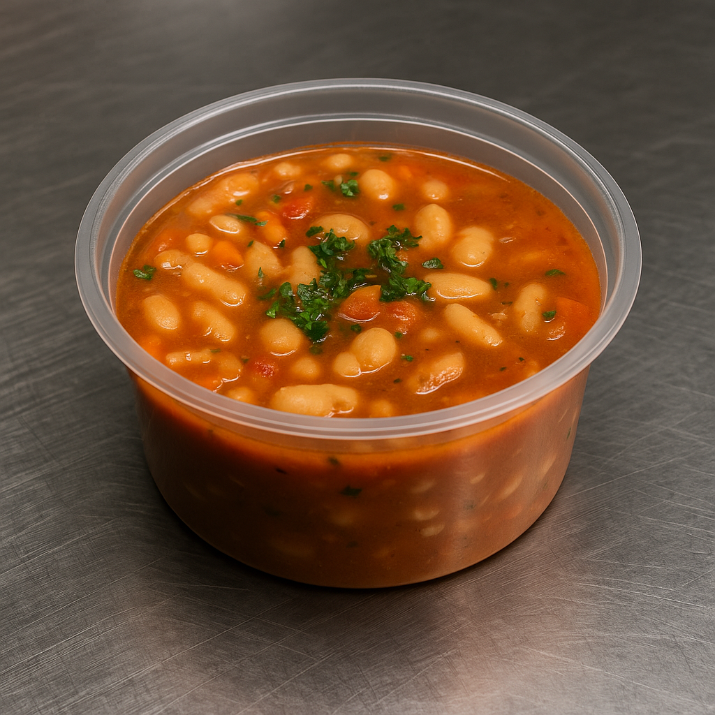 Боб чорба в прозрачна купа – домашно приготвена, Koko Foods, Казанлък