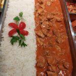 Свински винен кебап с бял ориз – готвено ястие от Koko Foods Казанлък