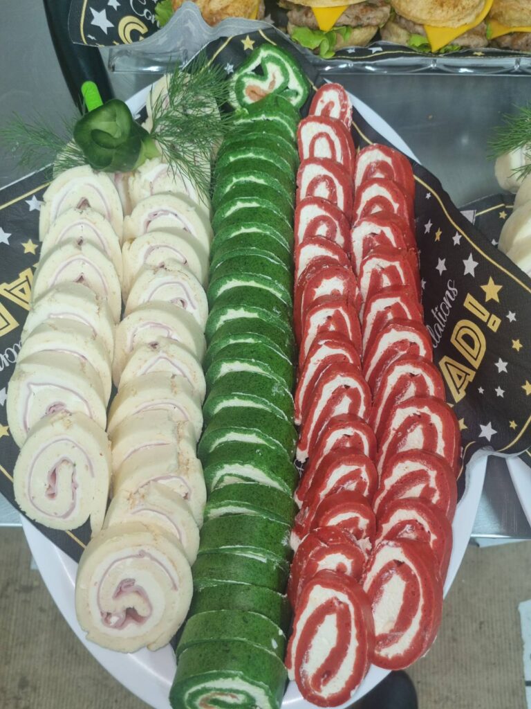 Солено руло със шунка – кетъринг хапка от KOKO FOODS, приготвена в Казанлък